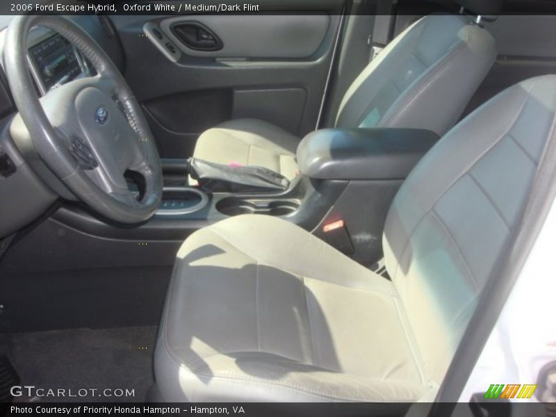 Oxford White / Medium/Dark Flint 2006 Ford Escape Hybrid