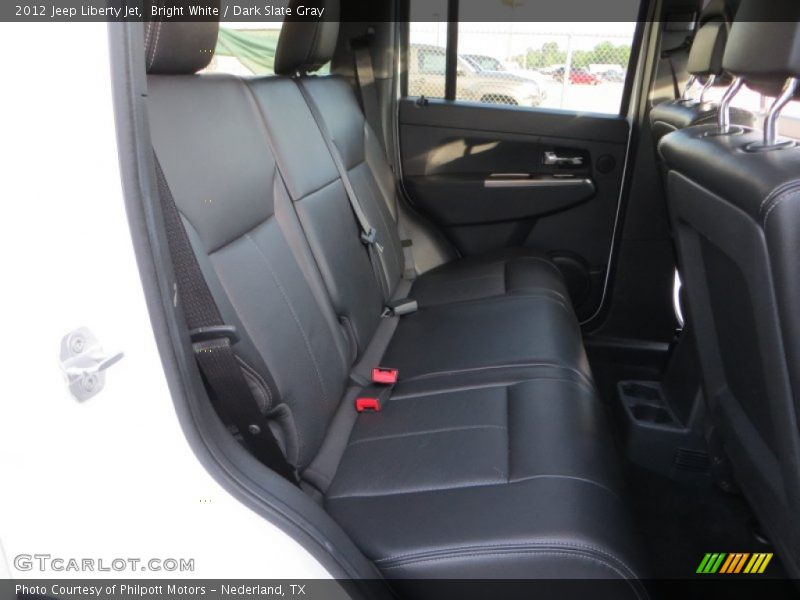 Bright White / Dark Slate Gray 2012 Jeep Liberty Jet