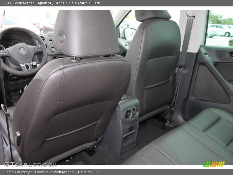White Gold Metallic / Black 2013 Volkswagen Tiguan SE
