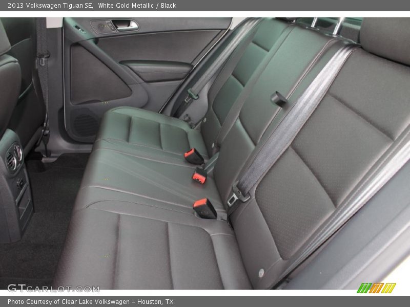 White Gold Metallic / Black 2013 Volkswagen Tiguan SE