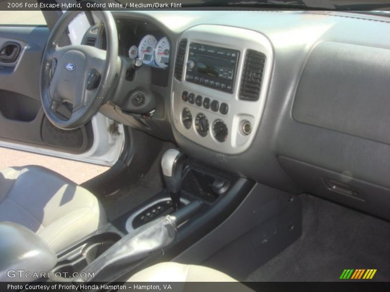 Oxford White / Medium/Dark Flint 2006 Ford Escape Hybrid
