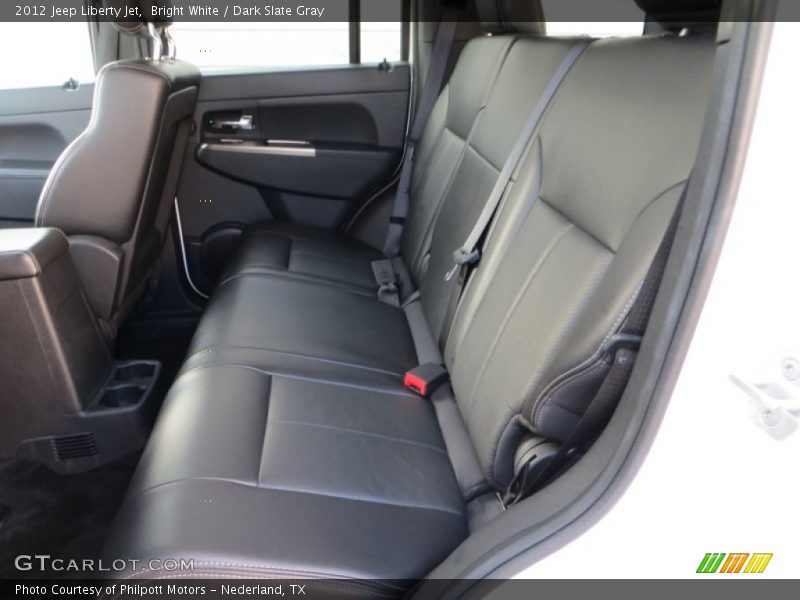 Bright White / Dark Slate Gray 2012 Jeep Liberty Jet