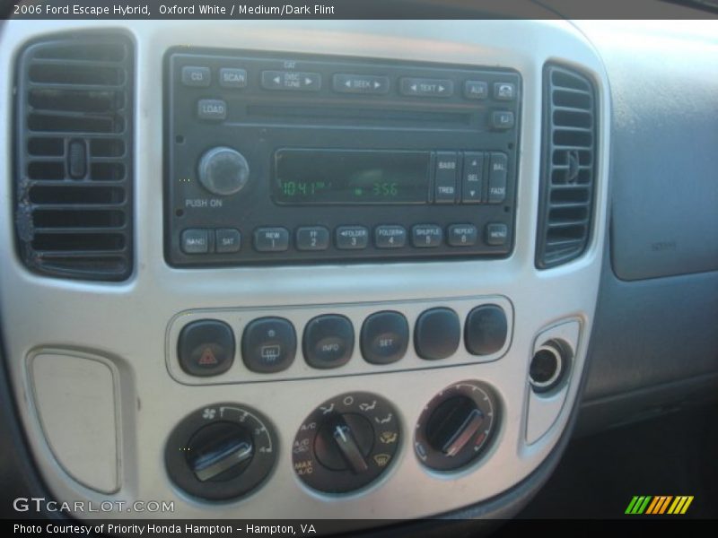 Oxford White / Medium/Dark Flint 2006 Ford Escape Hybrid