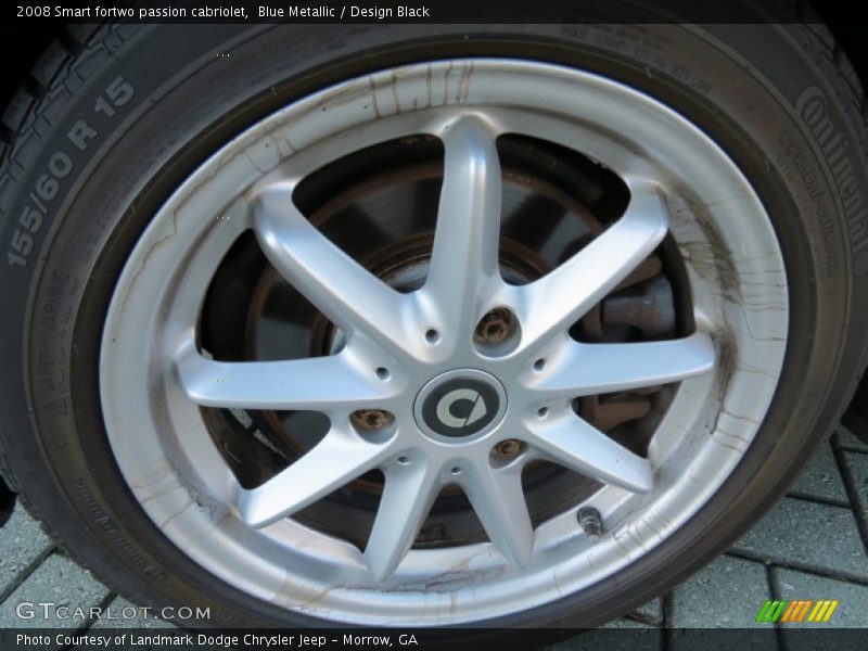 Blue Metallic / Design Black 2008 Smart fortwo passion cabriolet