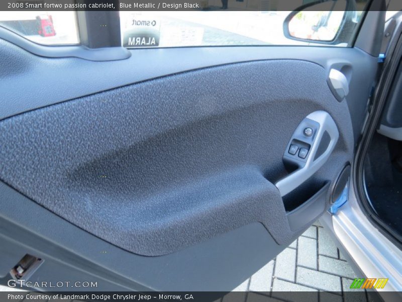 Blue Metallic / Design Black 2008 Smart fortwo passion cabriolet