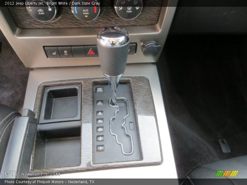 Bright White / Dark Slate Gray 2012 Jeep Liberty Jet