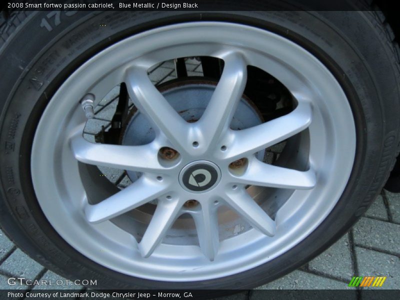 Blue Metallic / Design Black 2008 Smart fortwo passion cabriolet