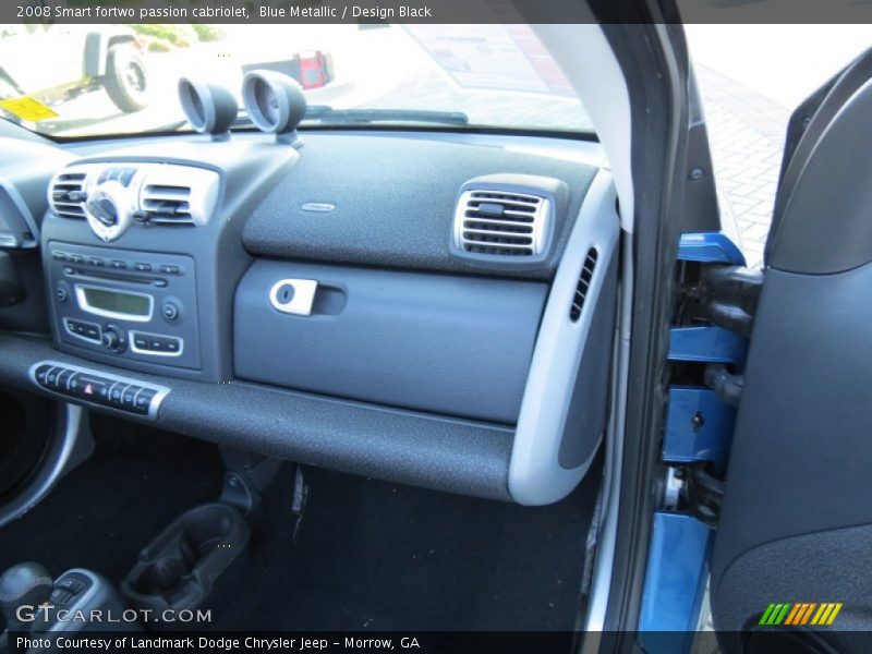 Blue Metallic / Design Black 2008 Smart fortwo passion cabriolet