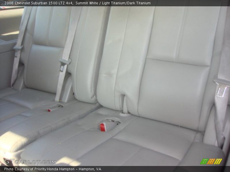 Summit White / Light Titanium/Dark Titanium 2008 Chevrolet Suburban 1500 LTZ 4x4
