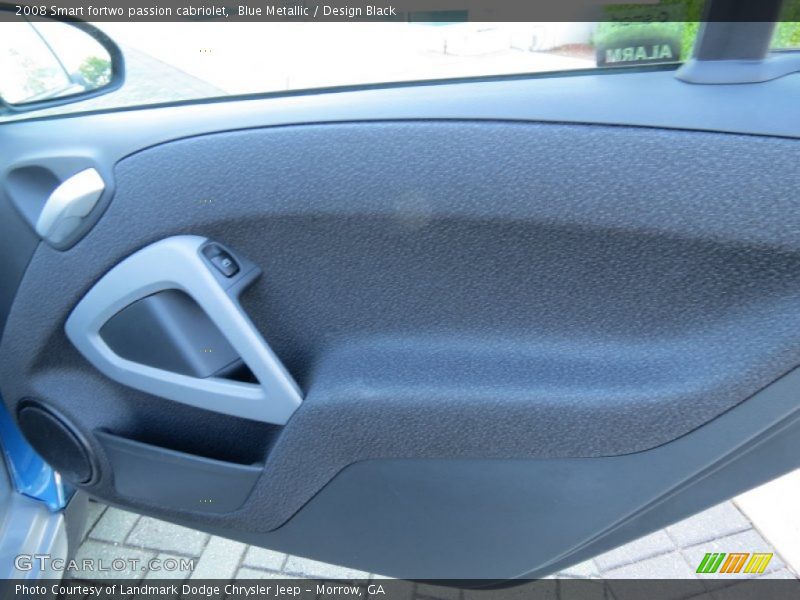 Blue Metallic / Design Black 2008 Smart fortwo passion cabriolet