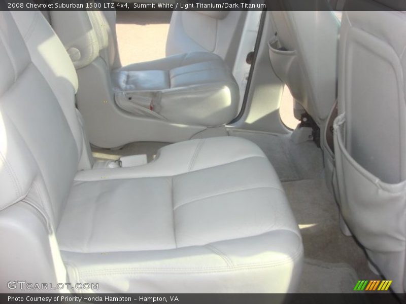 Summit White / Light Titanium/Dark Titanium 2008 Chevrolet Suburban 1500 LTZ 4x4