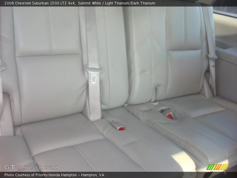 Summit White / Light Titanium/Dark Titanium 2008 Chevrolet Suburban 1500 LTZ 4x4