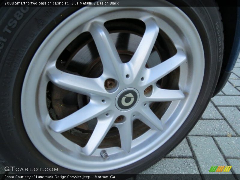 Blue Metallic / Design Black 2008 Smart fortwo passion cabriolet