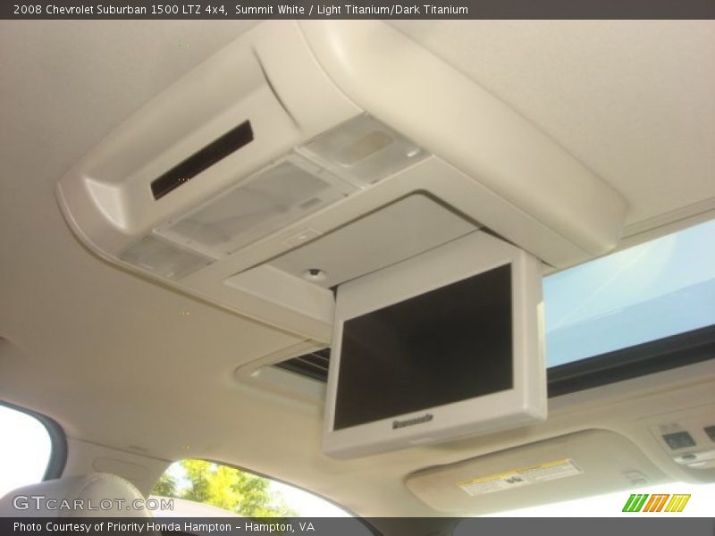 Summit White / Light Titanium/Dark Titanium 2008 Chevrolet Suburban 1500 LTZ 4x4