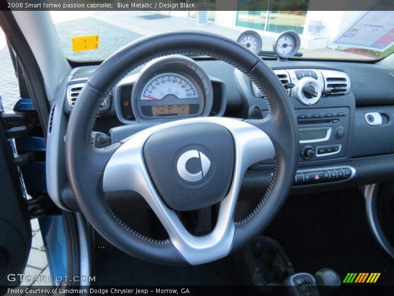 Blue Metallic / Design Black 2008 Smart fortwo passion cabriolet