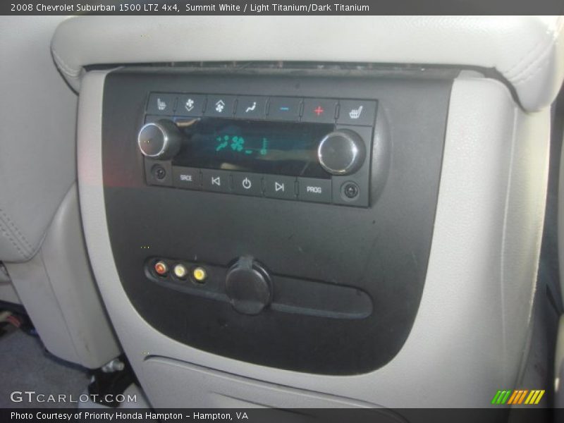 Summit White / Light Titanium/Dark Titanium 2008 Chevrolet Suburban 1500 LTZ 4x4