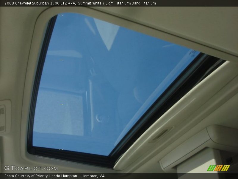 Summit White / Light Titanium/Dark Titanium 2008 Chevrolet Suburban 1500 LTZ 4x4