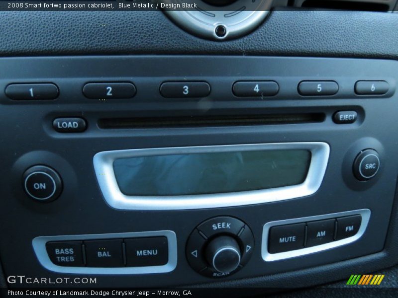 Blue Metallic / Design Black 2008 Smart fortwo passion cabriolet