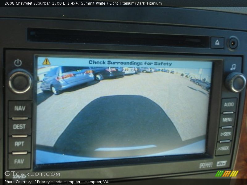 Summit White / Light Titanium/Dark Titanium 2008 Chevrolet Suburban 1500 LTZ 4x4