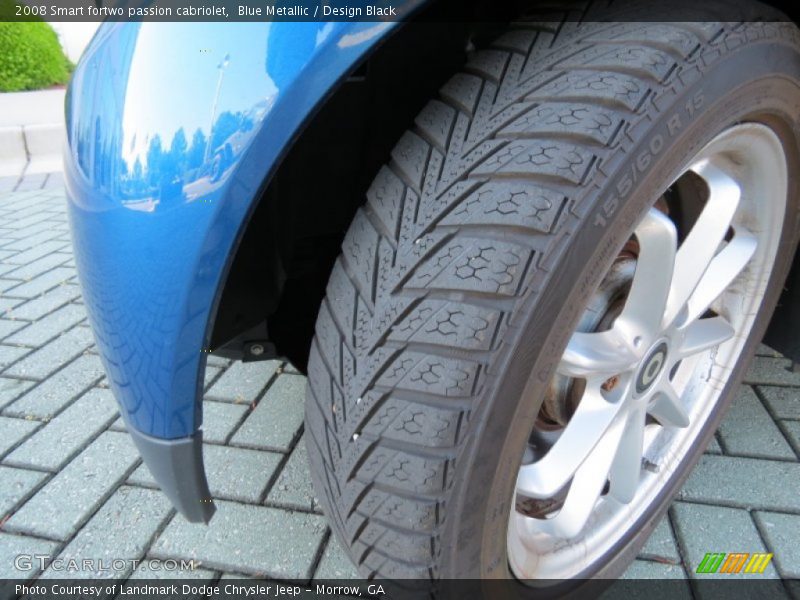 Blue Metallic / Design Black 2008 Smart fortwo passion cabriolet