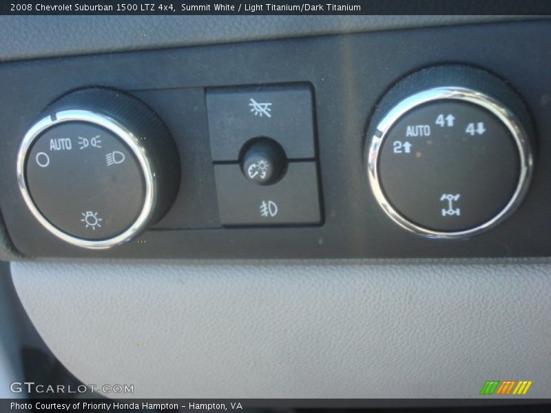 Summit White / Light Titanium/Dark Titanium 2008 Chevrolet Suburban 1500 LTZ 4x4