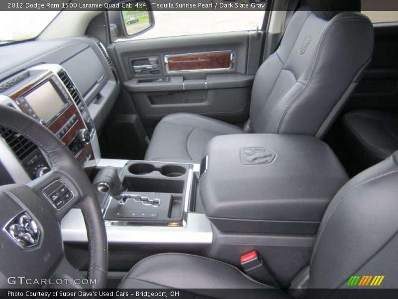 Tequila Sunrise Pearl / Dark Slate Gray 2012 Dodge Ram 1500 Laramie Quad Cab 4x4