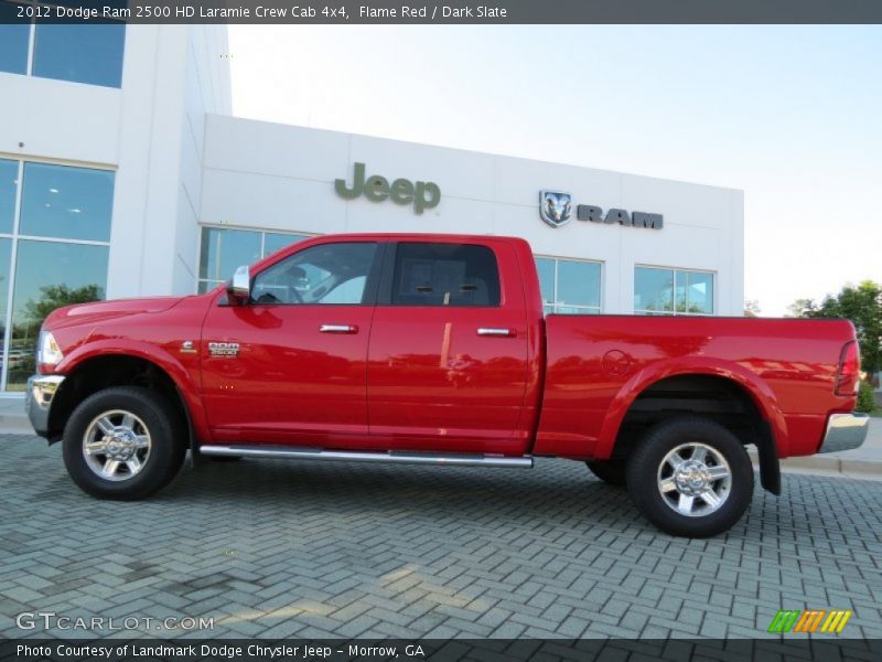 Flame Red / Dark Slate 2012 Dodge Ram 2500 HD Laramie Crew Cab 4x4