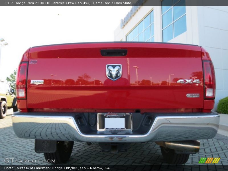 Flame Red / Dark Slate 2012 Dodge Ram 2500 HD Laramie Crew Cab 4x4
