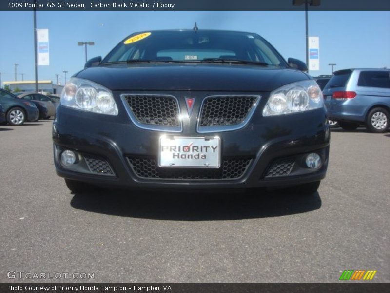 Carbon Black Metallic / Ebony 2009 Pontiac G6 GT Sedan