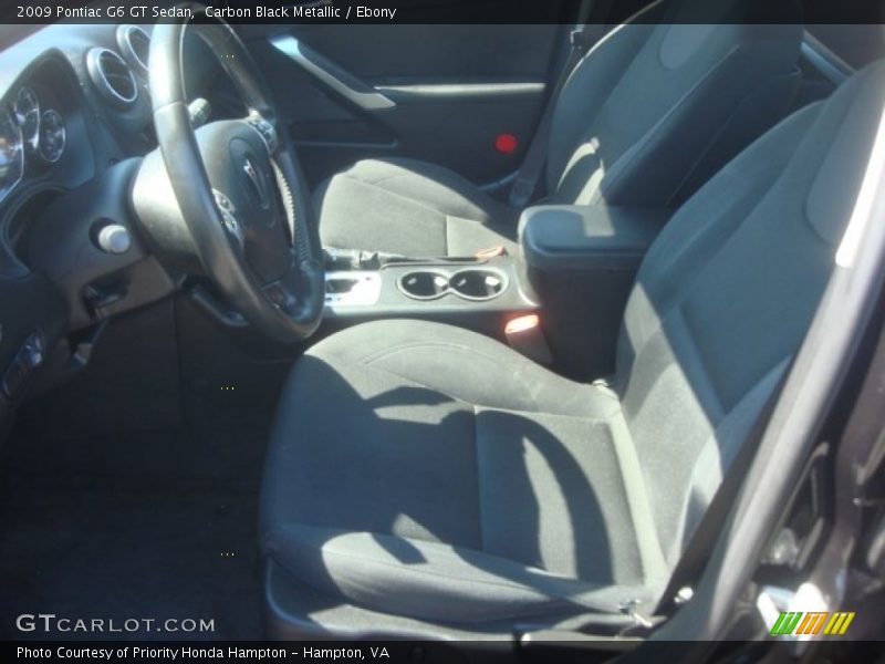 Carbon Black Metallic / Ebony 2009 Pontiac G6 GT Sedan