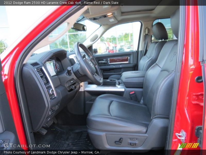 Flame Red / Dark Slate 2012 Dodge Ram 2500 HD Laramie Crew Cab 4x4