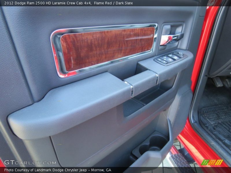 Flame Red / Dark Slate 2012 Dodge Ram 2500 HD Laramie Crew Cab 4x4