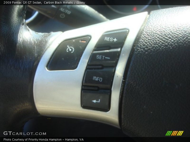 Carbon Black Metallic / Ebony 2009 Pontiac G6 GT Sedan