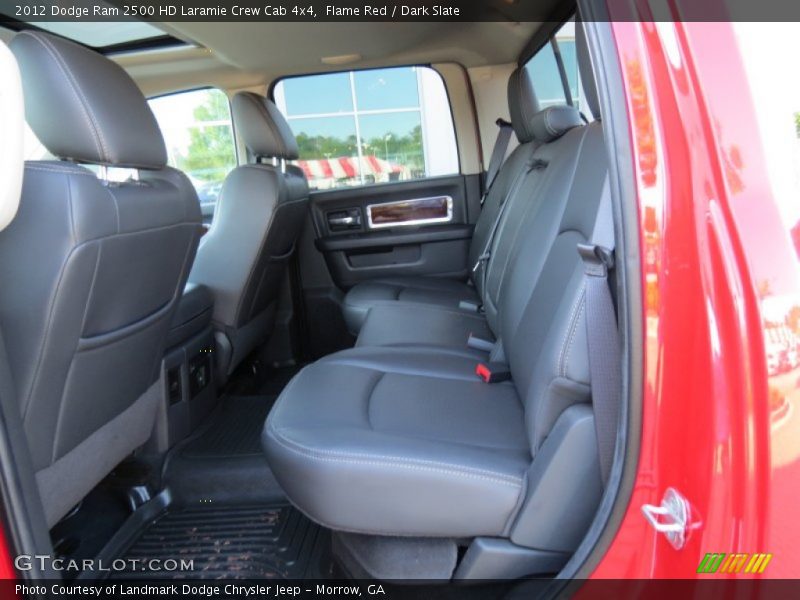 Flame Red / Dark Slate 2012 Dodge Ram 2500 HD Laramie Crew Cab 4x4