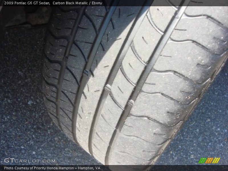 Carbon Black Metallic / Ebony 2009 Pontiac G6 GT Sedan