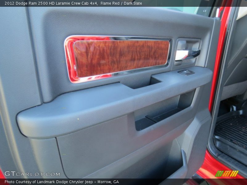 Flame Red / Dark Slate 2012 Dodge Ram 2500 HD Laramie Crew Cab 4x4