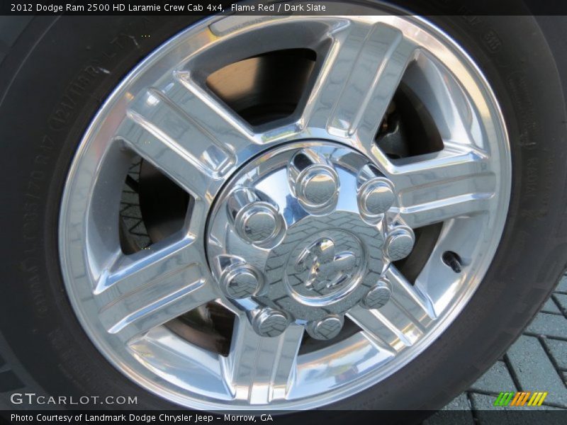 Flame Red / Dark Slate 2012 Dodge Ram 2500 HD Laramie Crew Cab 4x4