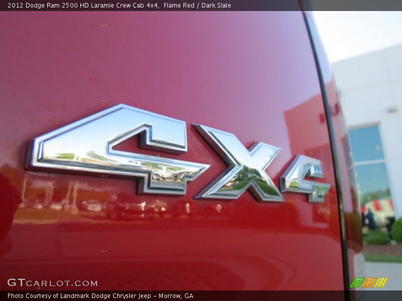 Flame Red / Dark Slate 2012 Dodge Ram 2500 HD Laramie Crew Cab 4x4