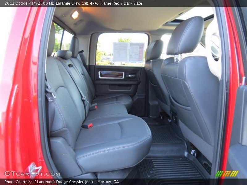 Flame Red / Dark Slate 2012 Dodge Ram 2500 HD Laramie Crew Cab 4x4