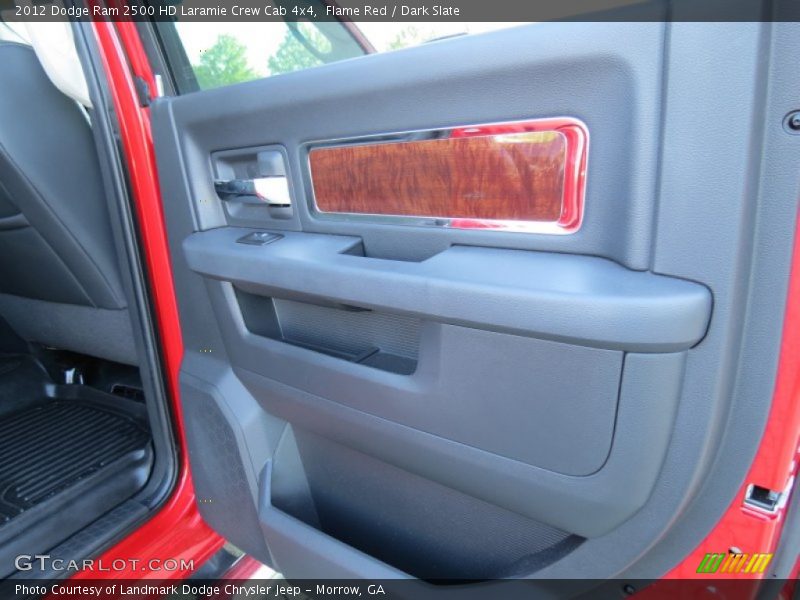 Flame Red / Dark Slate 2012 Dodge Ram 2500 HD Laramie Crew Cab 4x4