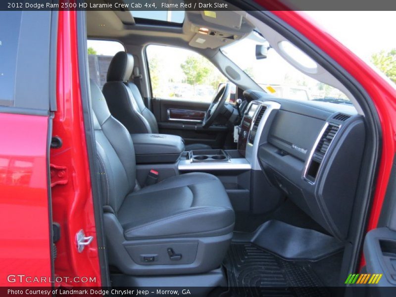Flame Red / Dark Slate 2012 Dodge Ram 2500 HD Laramie Crew Cab 4x4