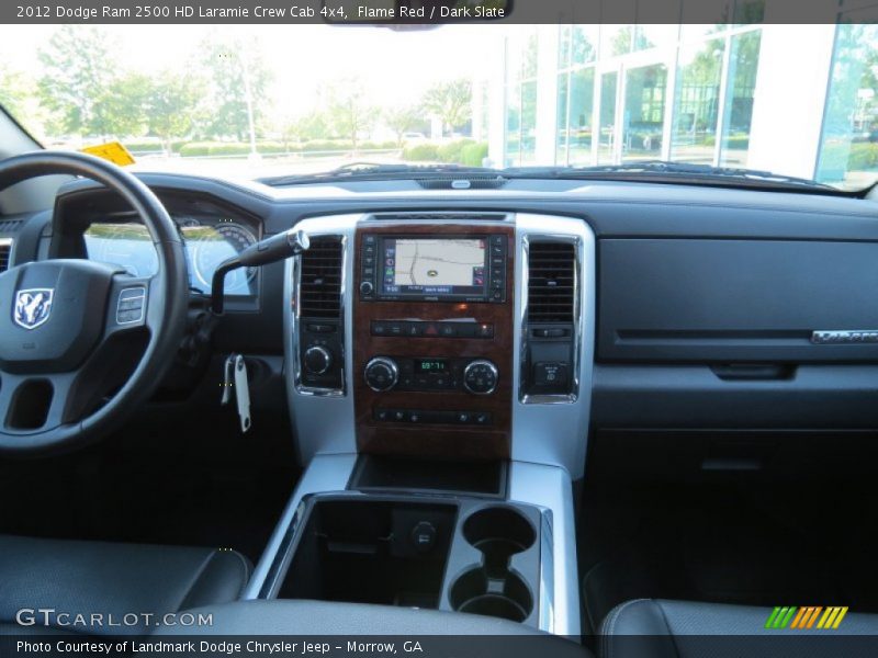 Flame Red / Dark Slate 2012 Dodge Ram 2500 HD Laramie Crew Cab 4x4