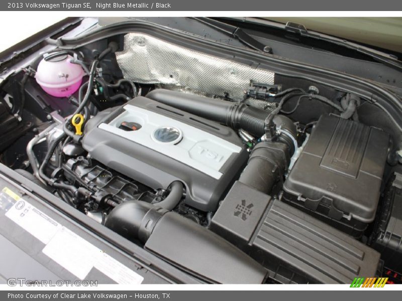 Night Blue Metallic / Black 2013 Volkswagen Tiguan SE