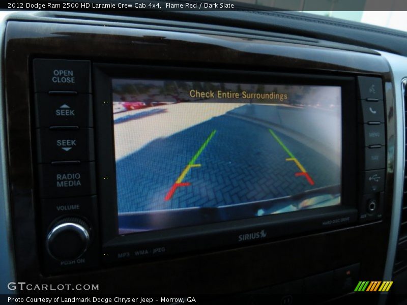 Flame Red / Dark Slate 2012 Dodge Ram 2500 HD Laramie Crew Cab 4x4