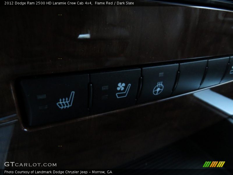 Flame Red / Dark Slate 2012 Dodge Ram 2500 HD Laramie Crew Cab 4x4