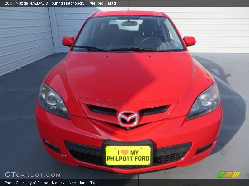 True Red / Black 2007 Mazda MAZDA3 s Touring Hatchback