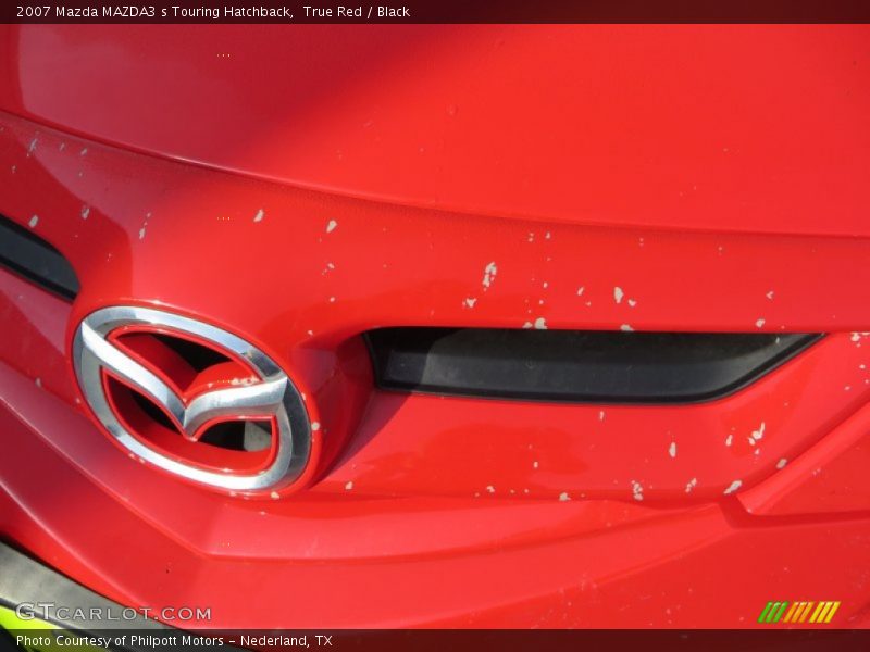 True Red / Black 2007 Mazda MAZDA3 s Touring Hatchback