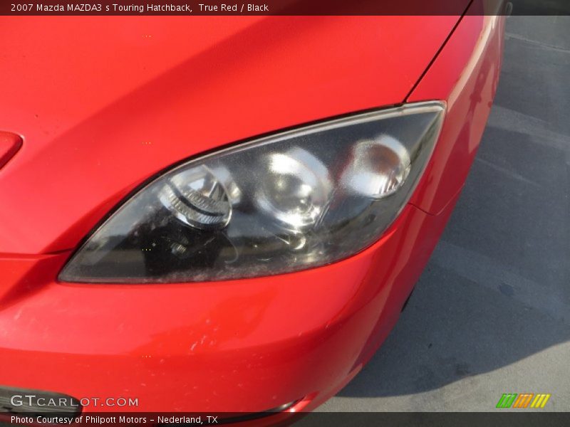 True Red / Black 2007 Mazda MAZDA3 s Touring Hatchback