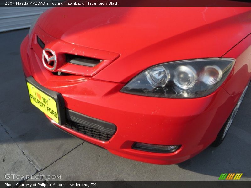 True Red / Black 2007 Mazda MAZDA3 s Touring Hatchback