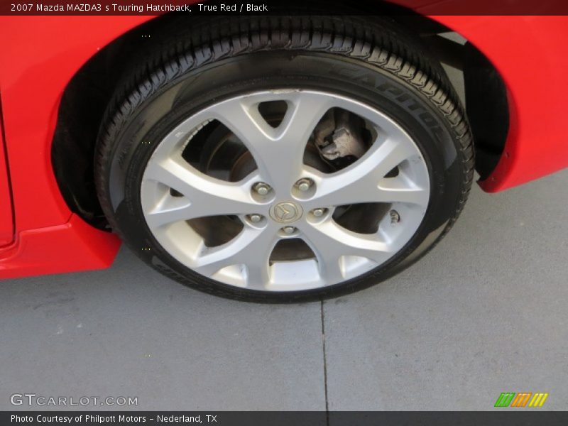True Red / Black 2007 Mazda MAZDA3 s Touring Hatchback